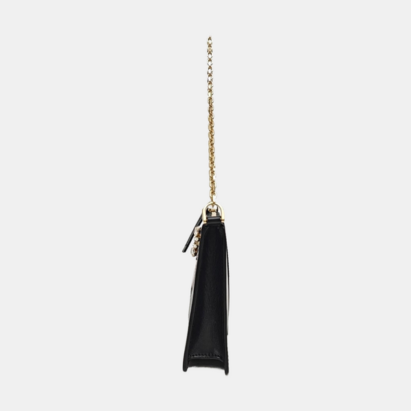 Calfskin Top Handle Bag Black