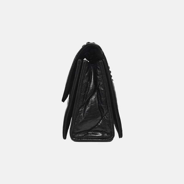Crush Small Quilted Calfskin Black