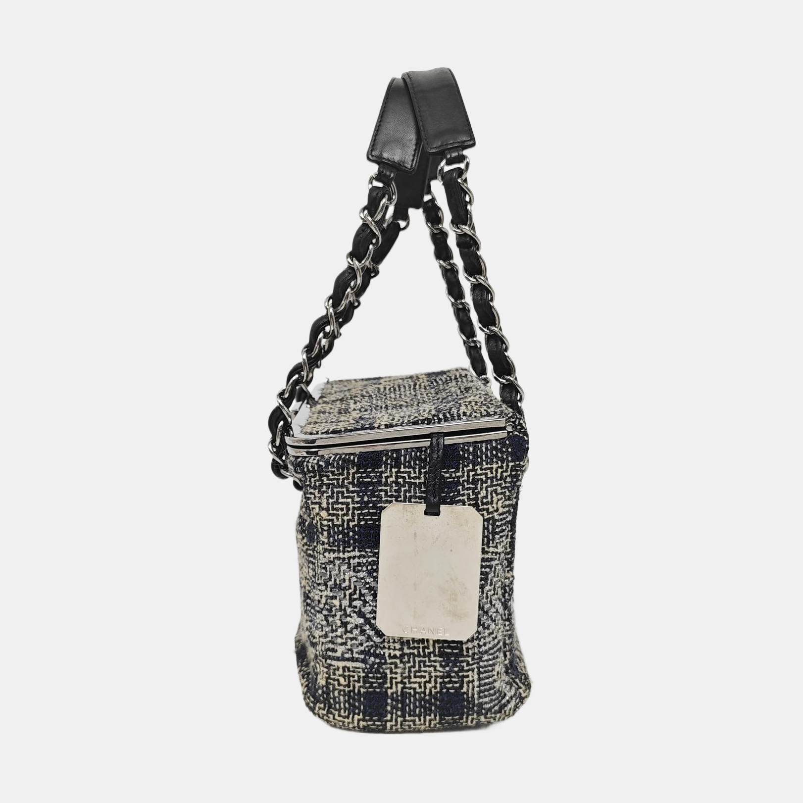 Fabric Top Handle Bag Multicolor