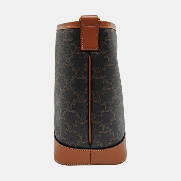 TRIOMPHE CANVAS Small Coated Canvas Brown