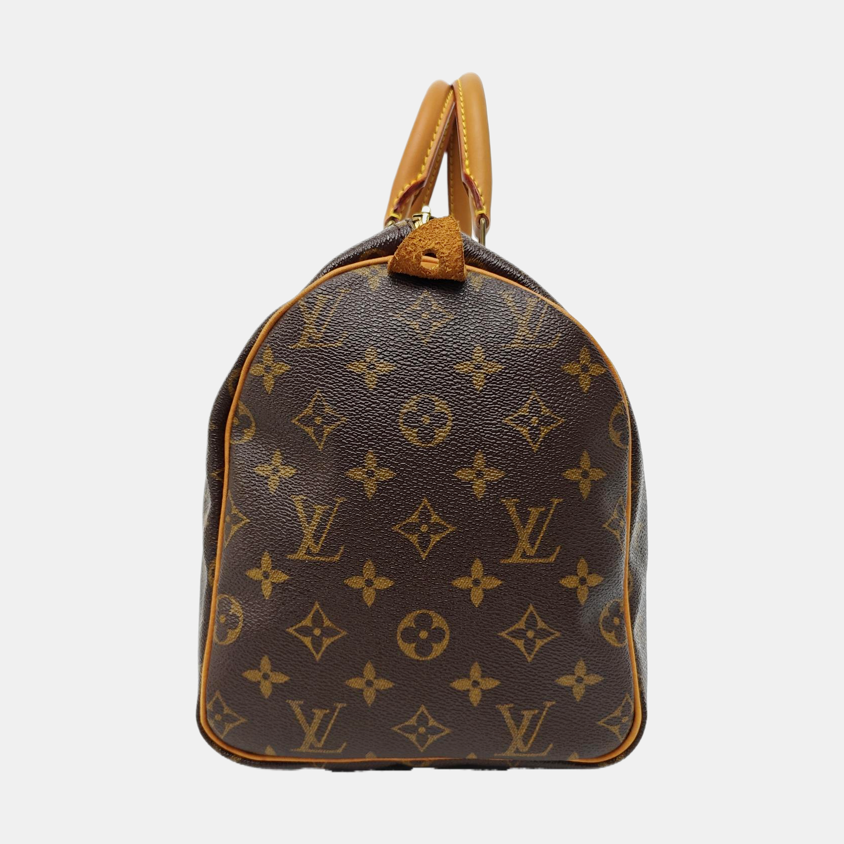 SPEEDY 30 Monogram Coated Canvas Brown