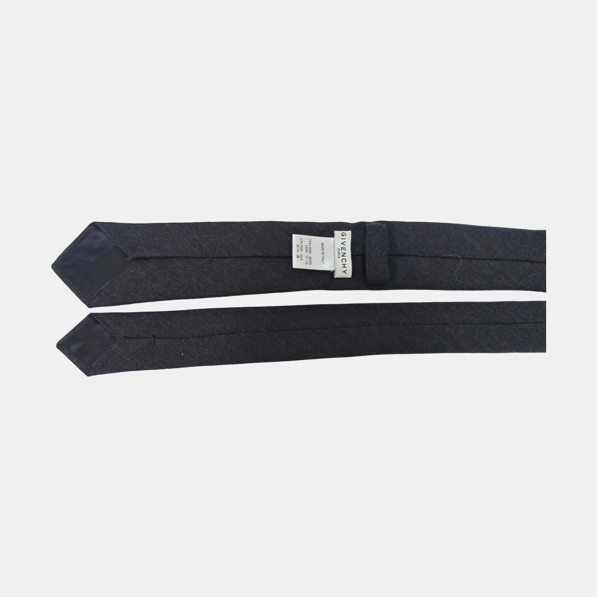 Wool Tie Black