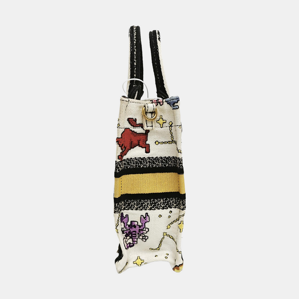 Book Tote Mini Canvas White