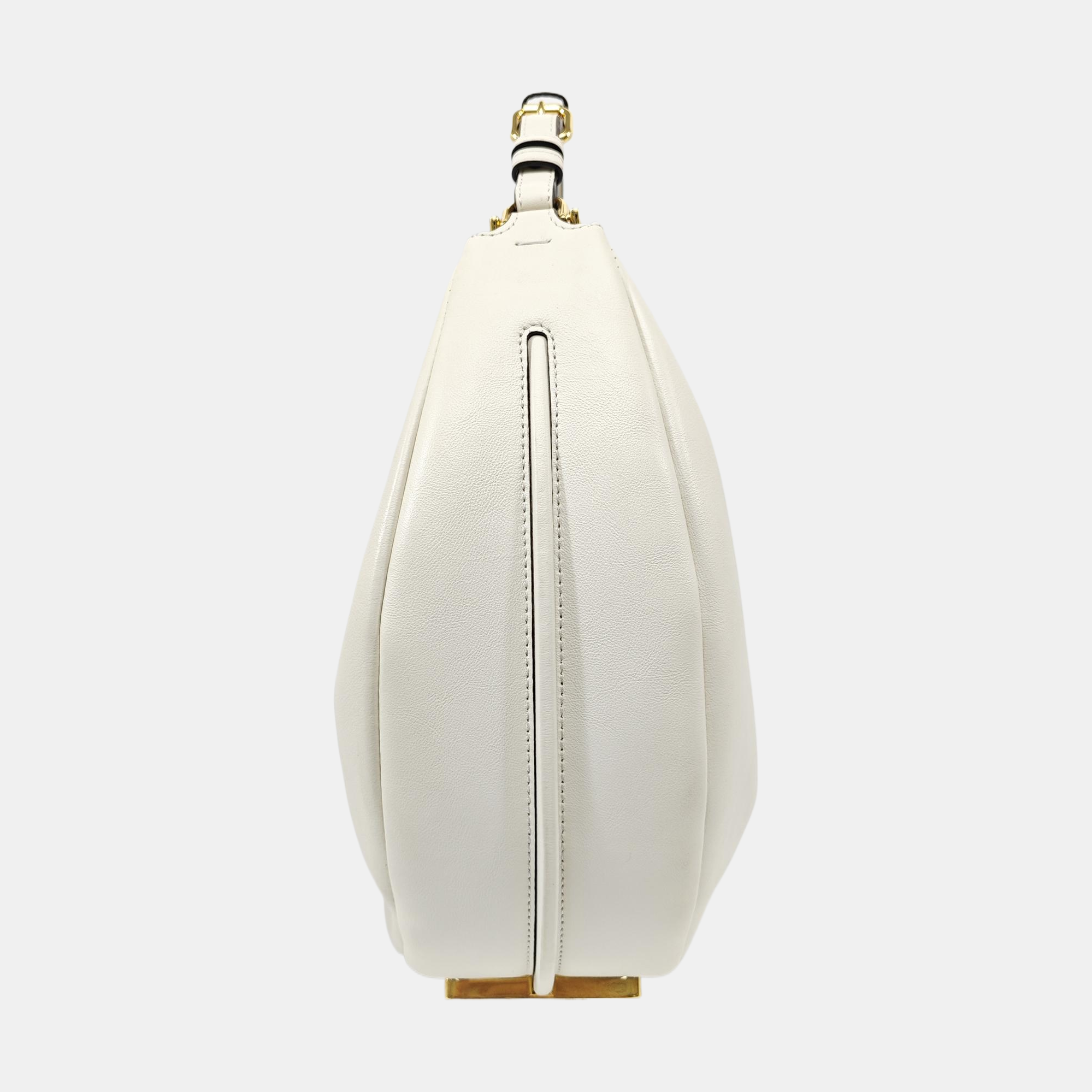 Fendigraphy Small Calfskin White
