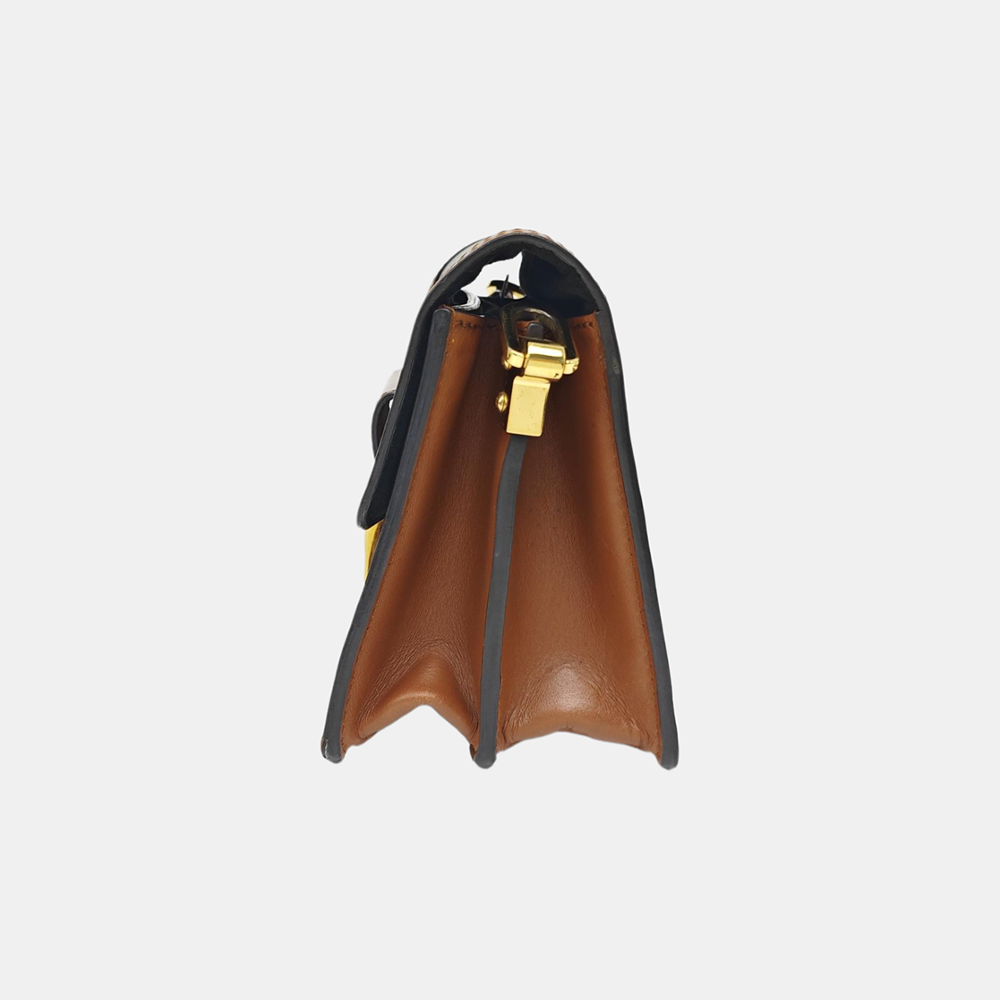 DAUPHINE Mini Monogram Coated Canvas Brown