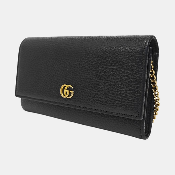 GG Marmont Super Mini Calfskin Black