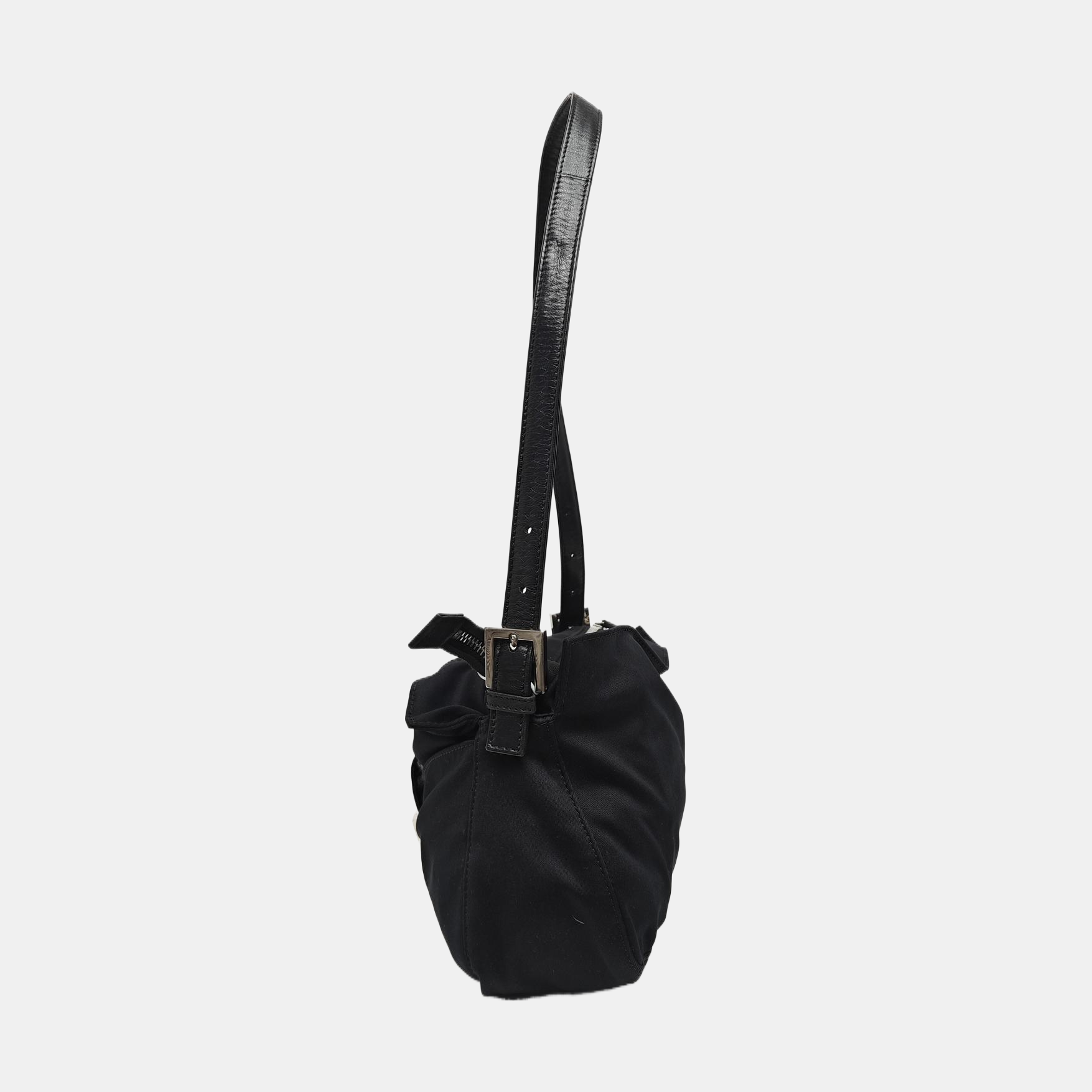 Baguette Medium Fabric Black