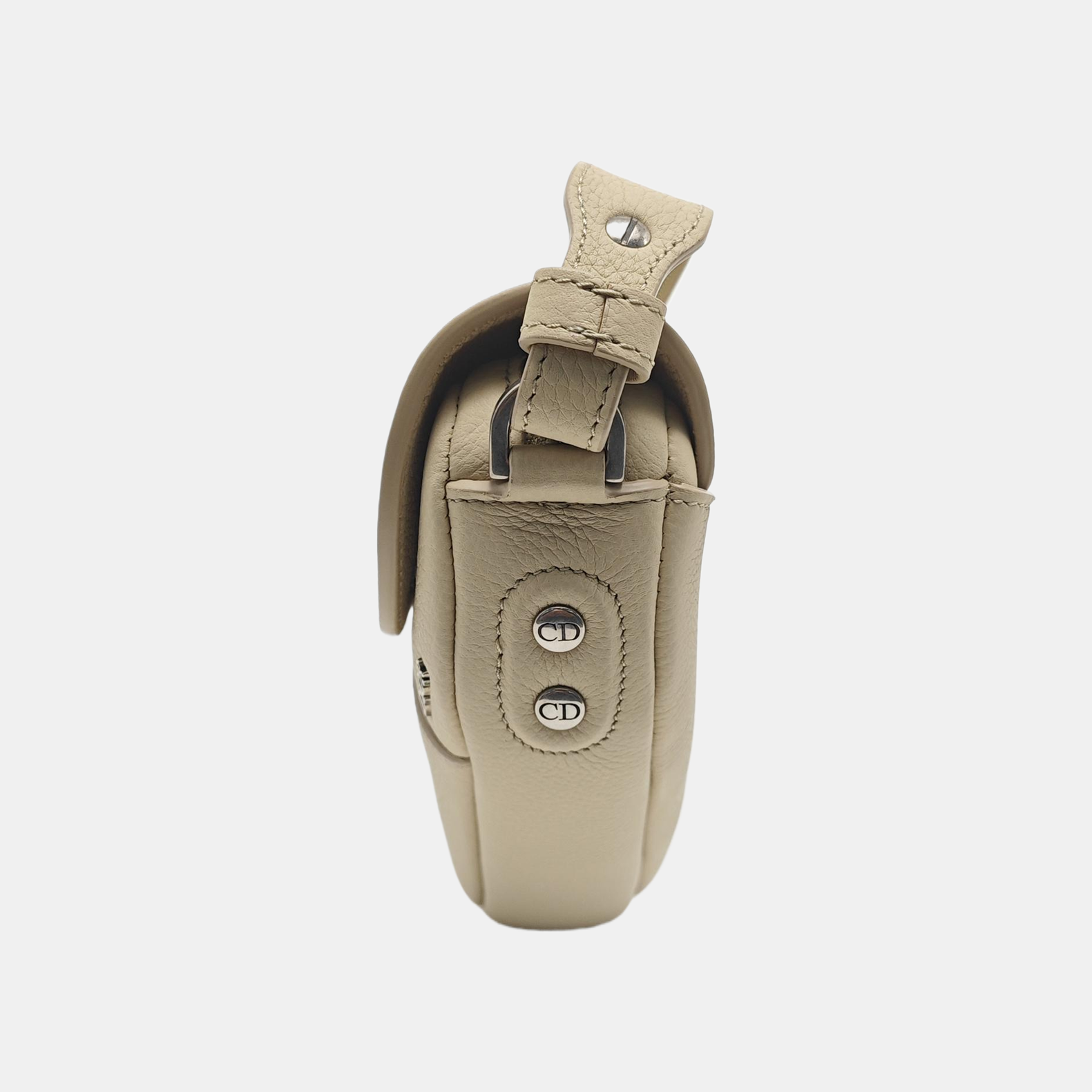 Saddle Mini Calfskin Beige