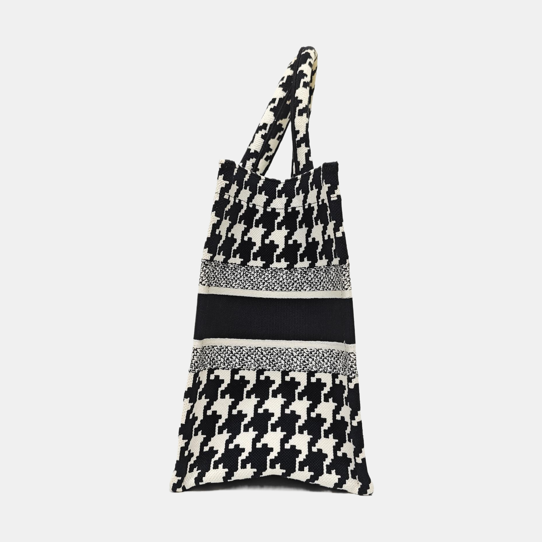 Book Tote Medium Fabric Black