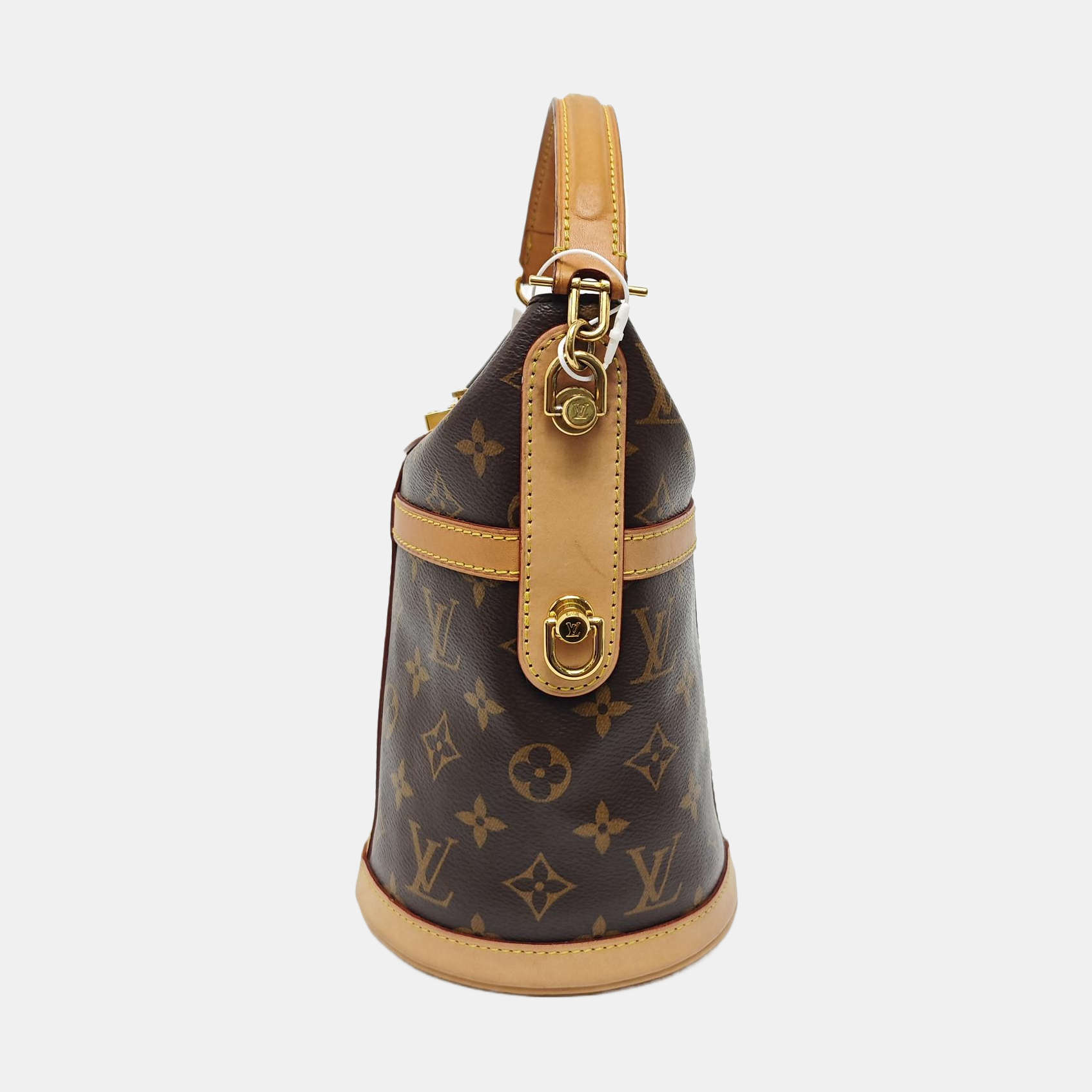 DUFFLE Monogram Coated Canvas Brown
