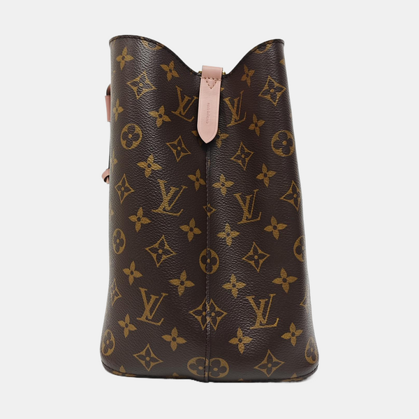 NÉONOÉ MM Monogram Coated Canvas Brown