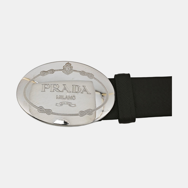 Leather Belt Gray