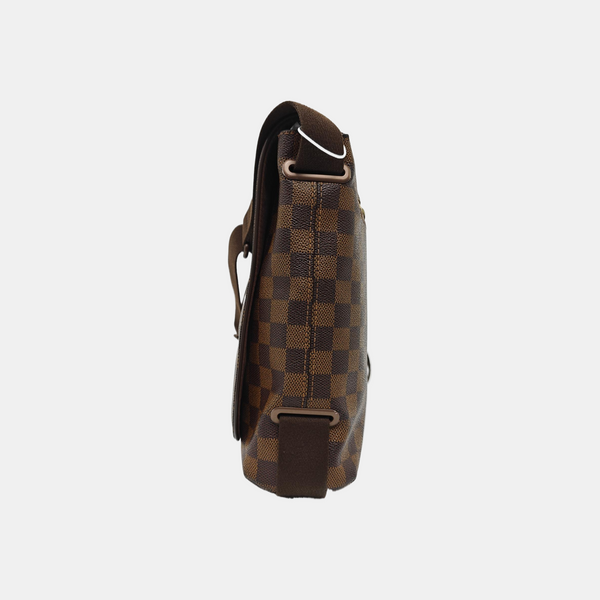 BROOKLYN Damier Ebene Coated Canvas Brown