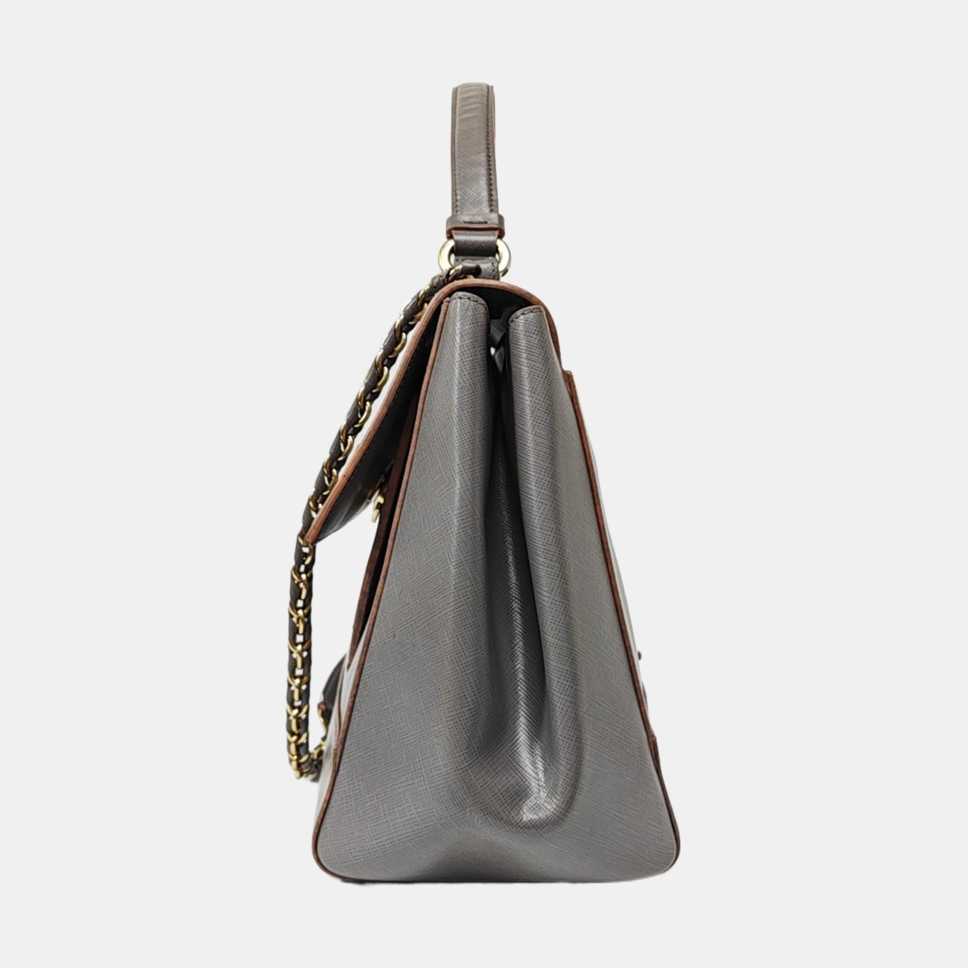Carrie Calfskin Gray