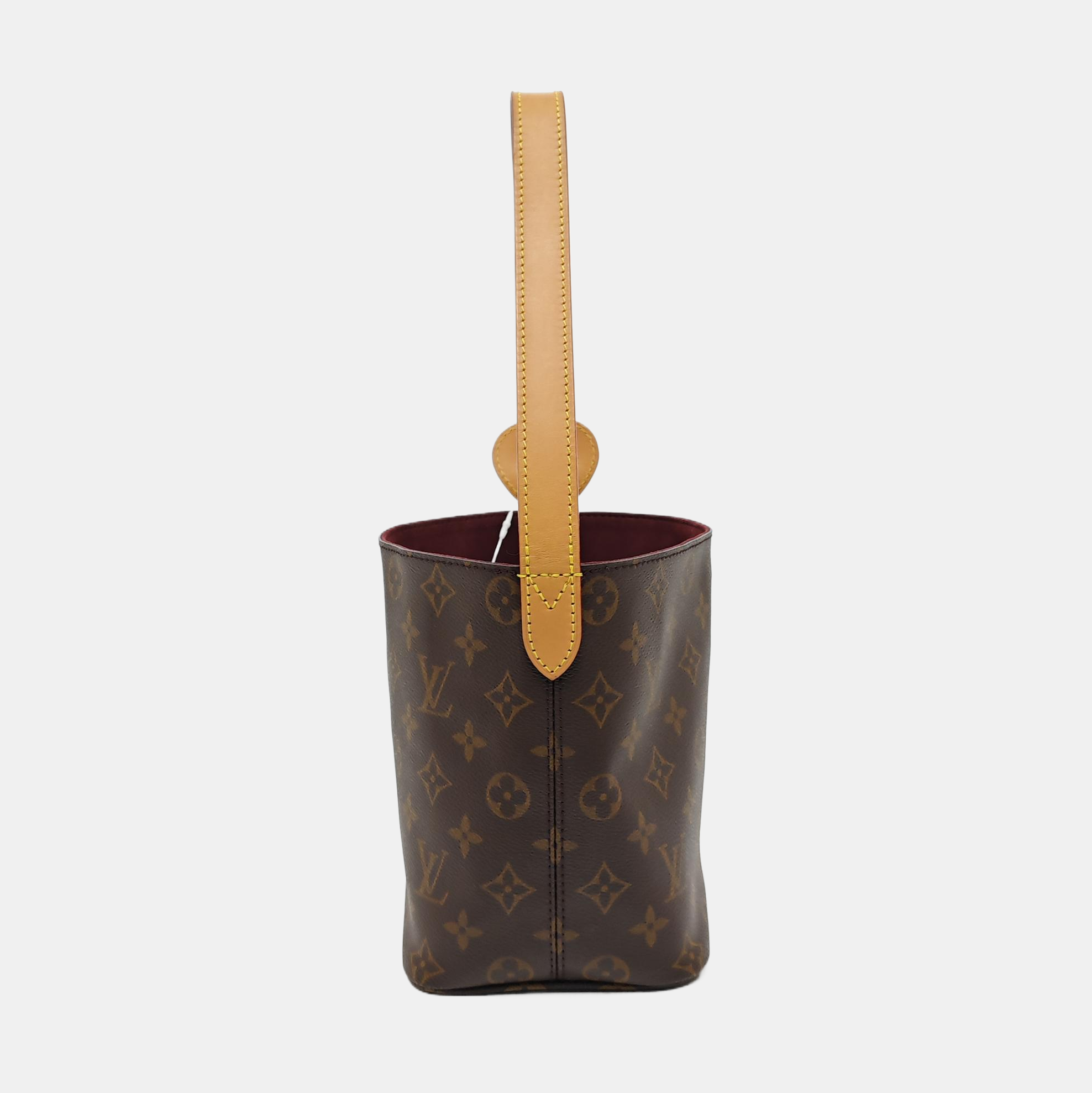 ALL IN BB Monogram Coated Canvas Brown