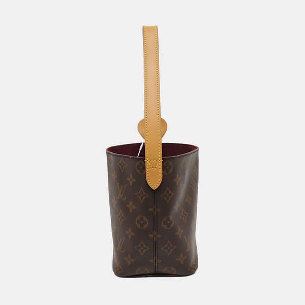 ALL IN BB Monogram Coated Canvas Brown