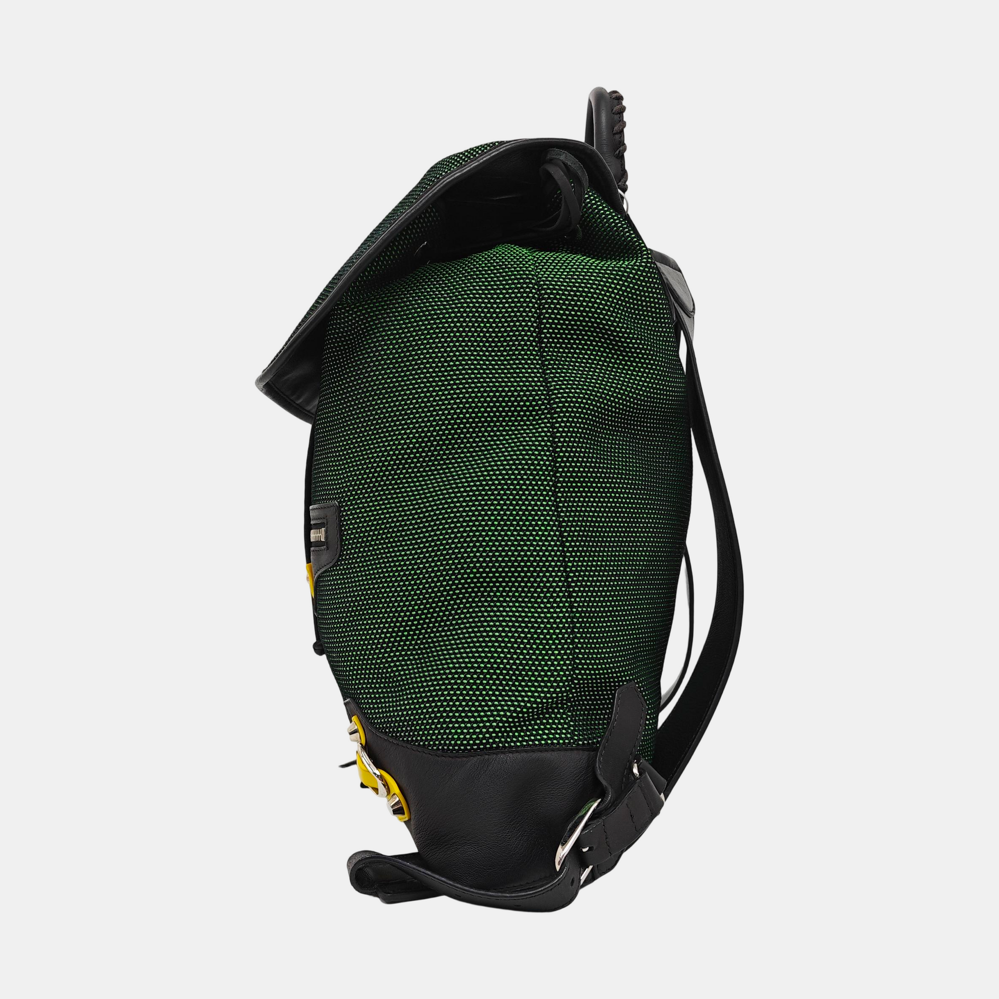 Fabric Backpack Green