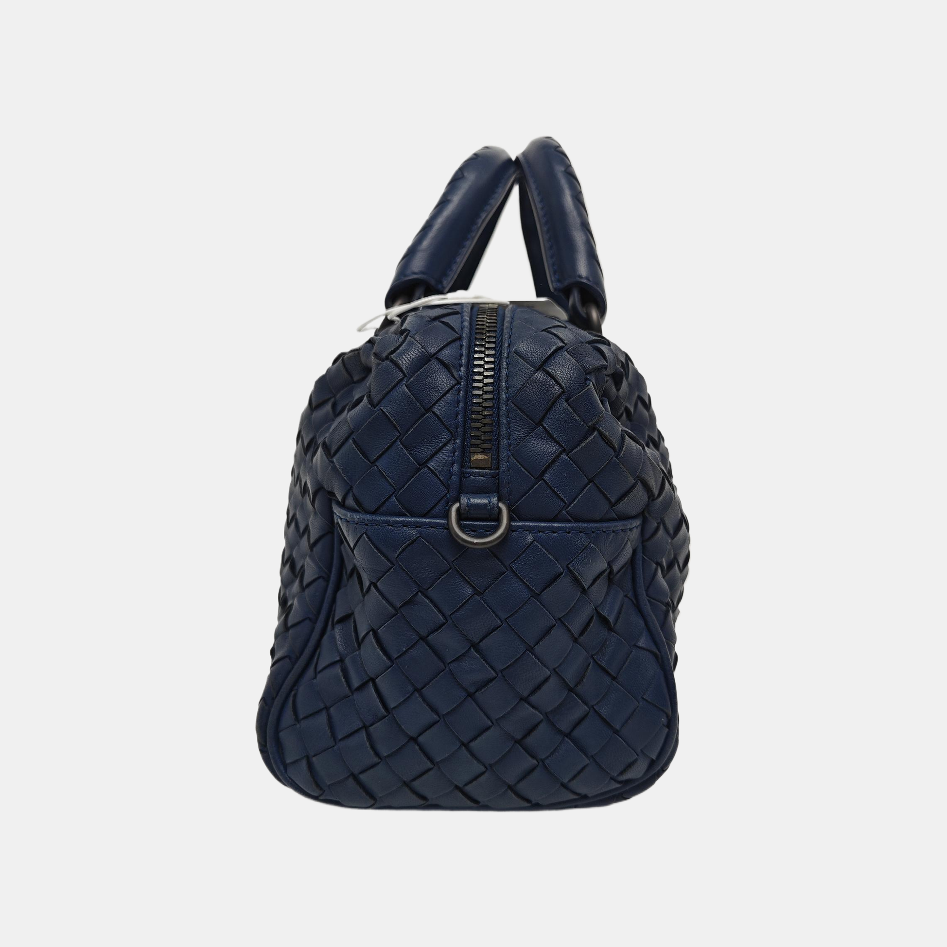 Lambskin Shoulder Bag Blue