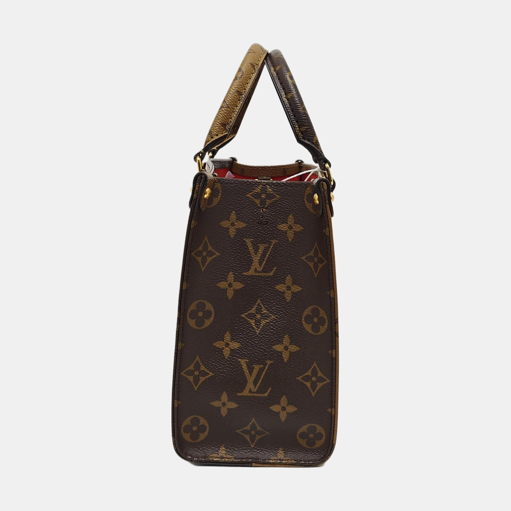 ONTHEGO PM Monogram Coated Canvas Brown