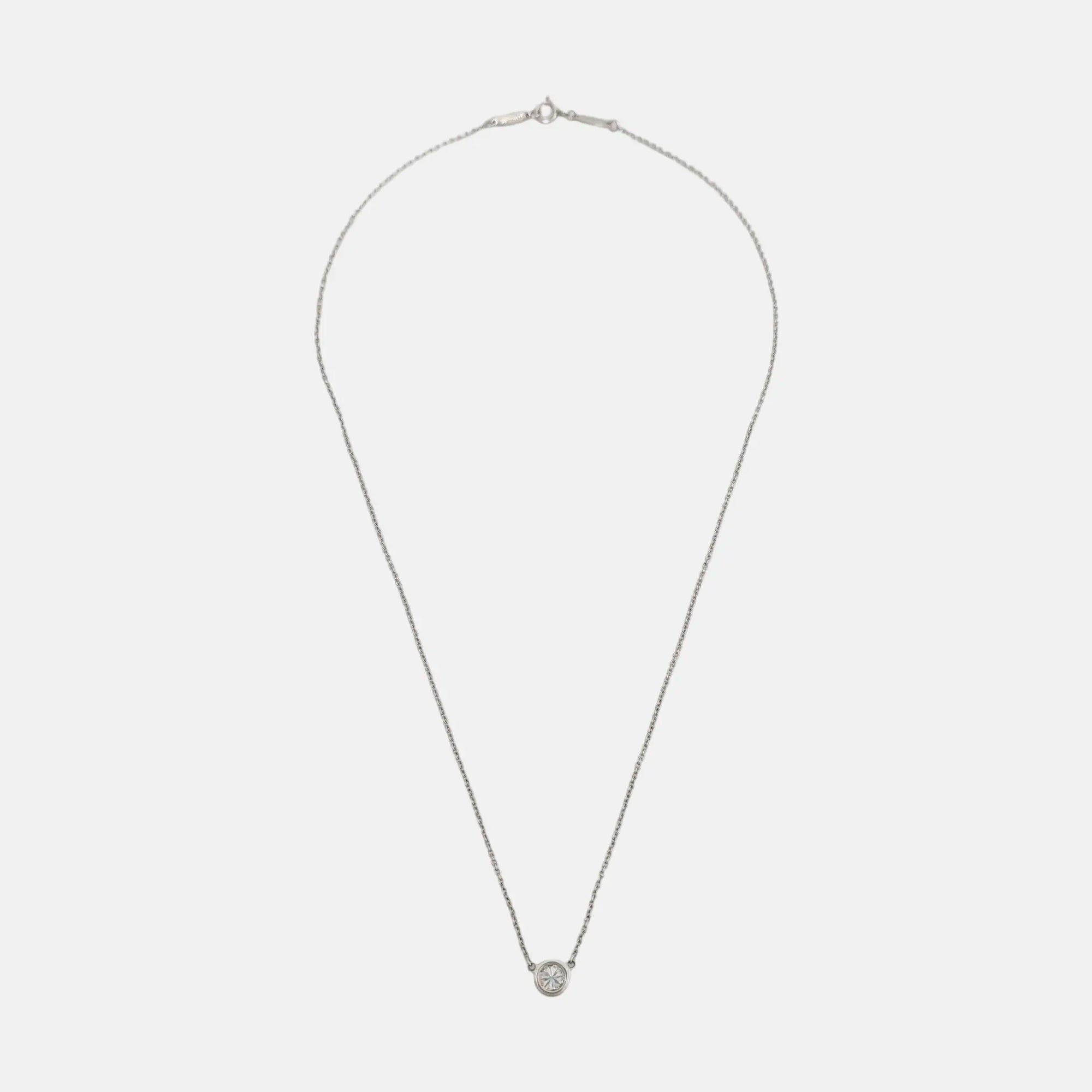 Elsa Peretti Platinum 950 Silver Necklace