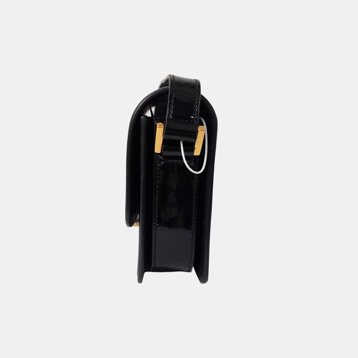 Authenticated pre-owned  SOLFERINO Small Patent Leather Black - Shoulder Bag at Looply