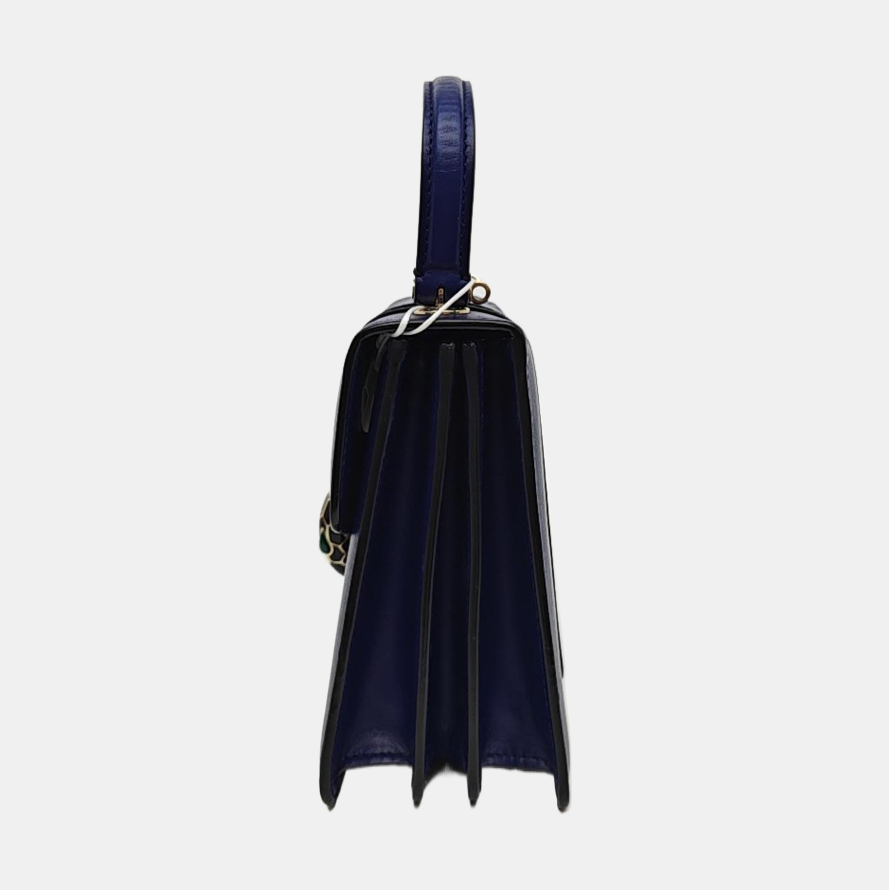 SERPENTI FOREVER Small Calfskin Blue