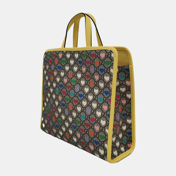 Children’s GG Bucket Monogram Coated Canvas Beige