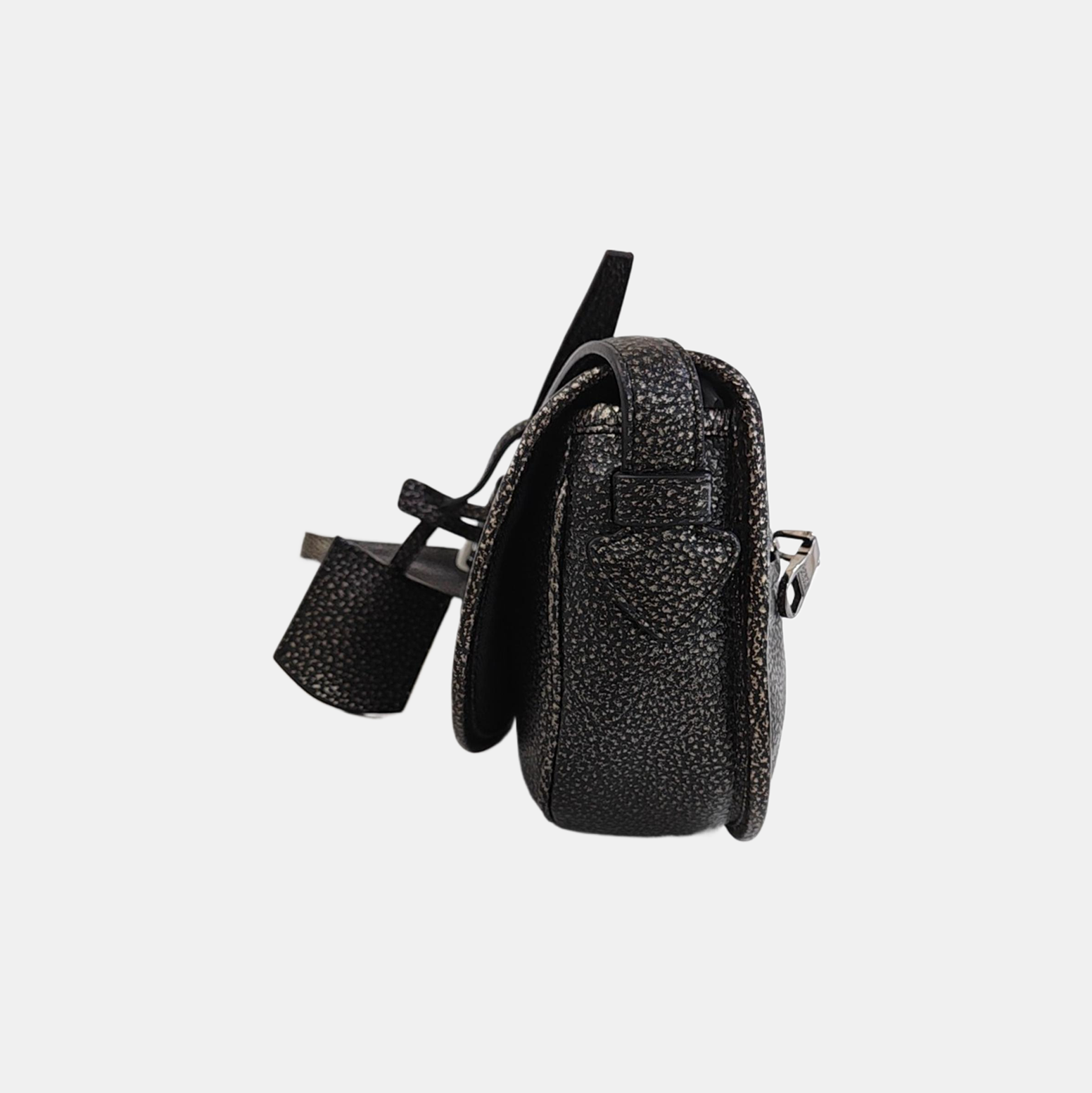 Calfskin Shoulder Bag Black