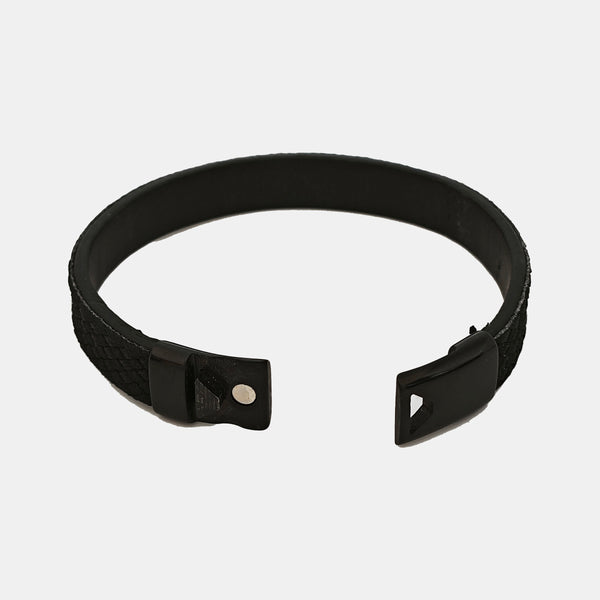 Fabric Black Bangle