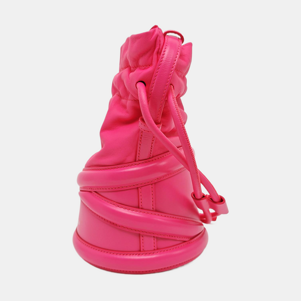 Calfskin Bucket Bag Pink