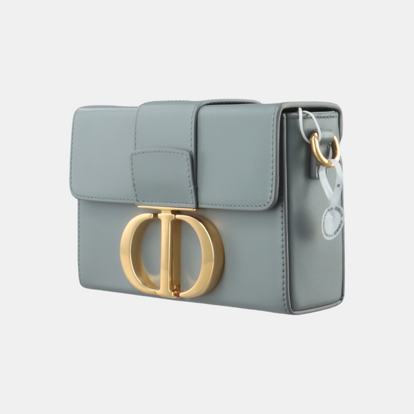 Authenticated pre-owned  30 Montaigne Calfskin Gray - Shoulder Bag at Looply