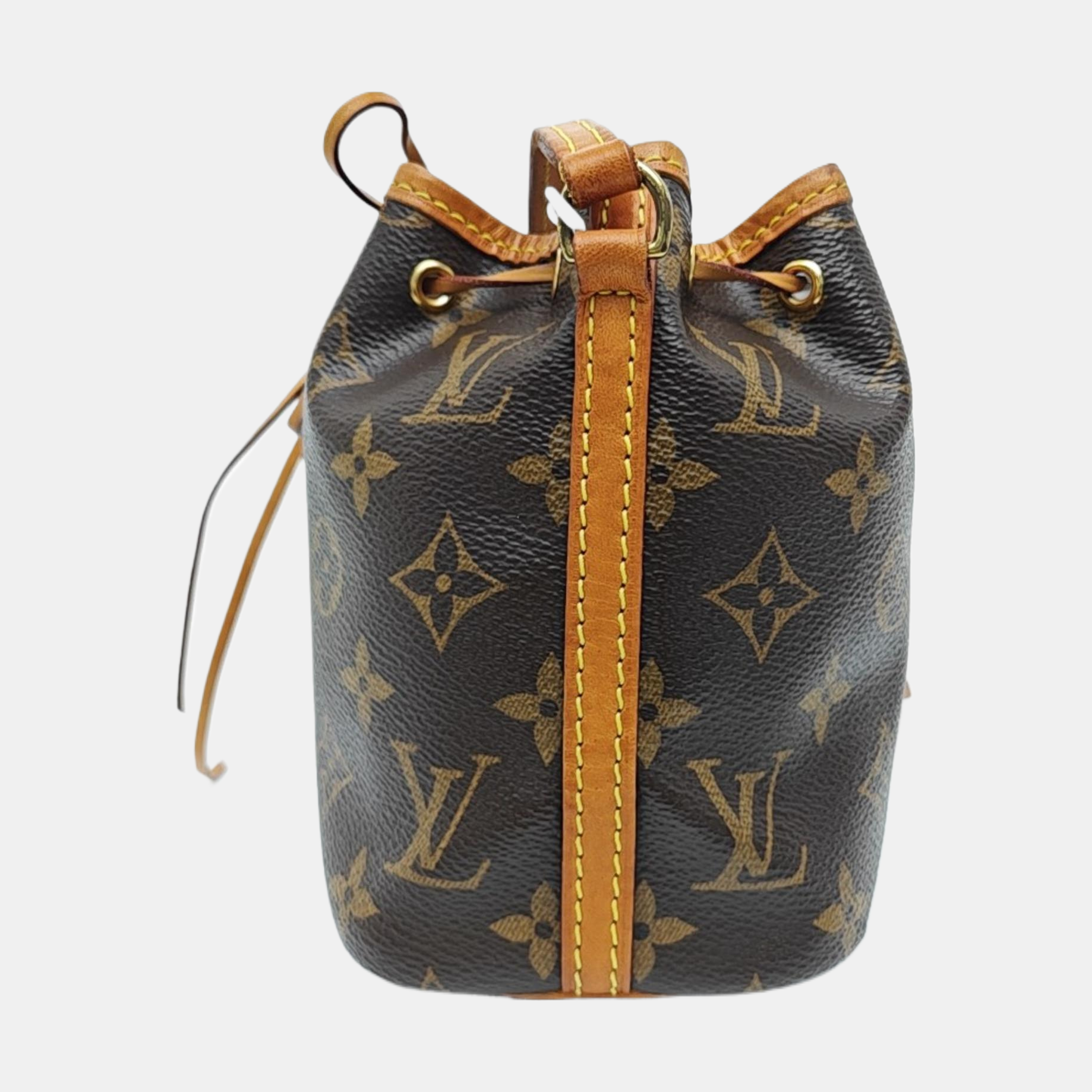 NÉONOÉ Nano Monogram Coated Canvas Brown