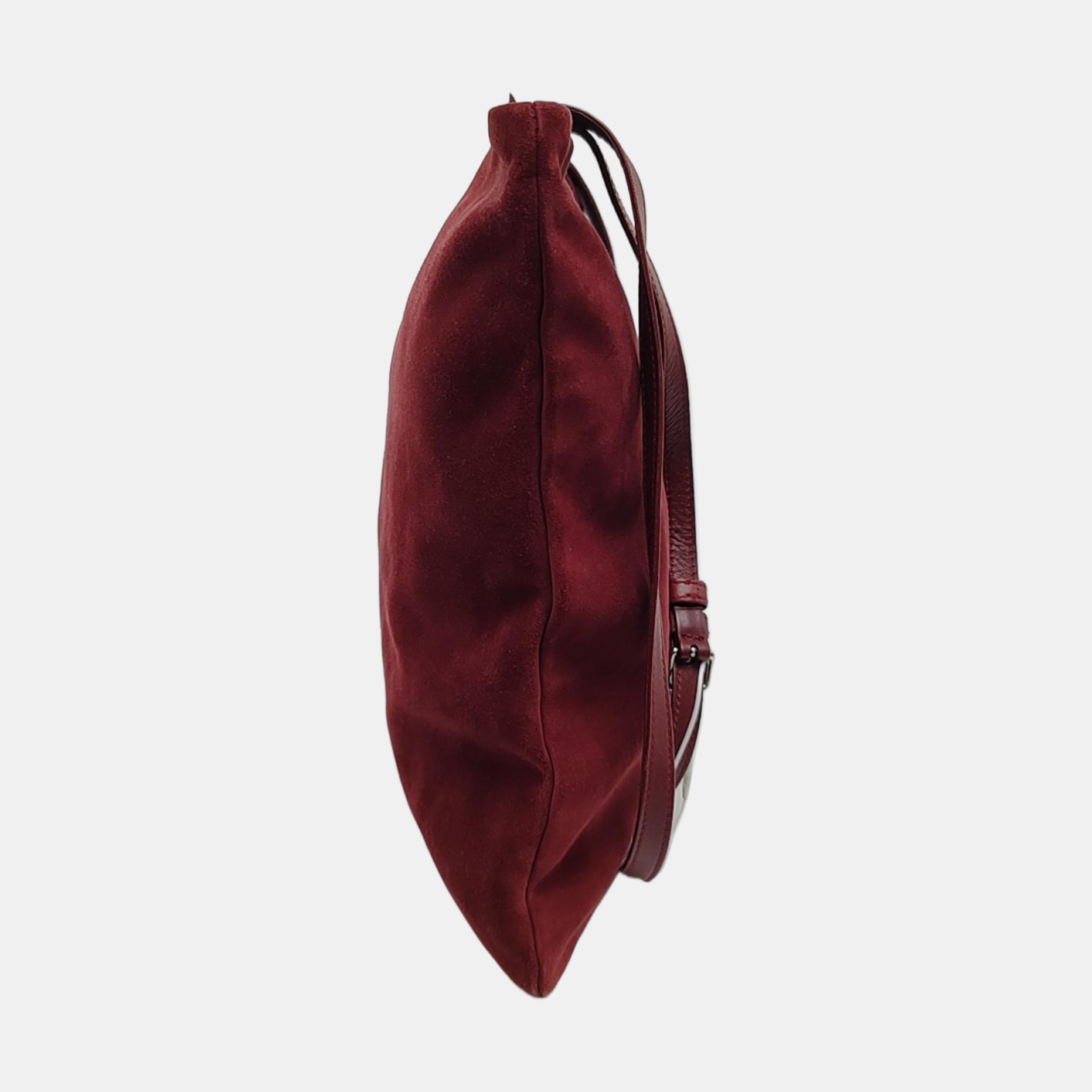 Suede Tote Bag Red