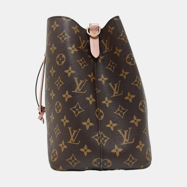 NÉONOÉ MM Monogram Coated Canvas Brown
