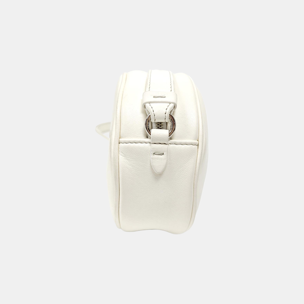 Lambskin Crossbody Bag White