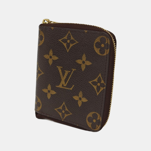 ZIPPY Monogram Coated Canvas Brown Card Holder