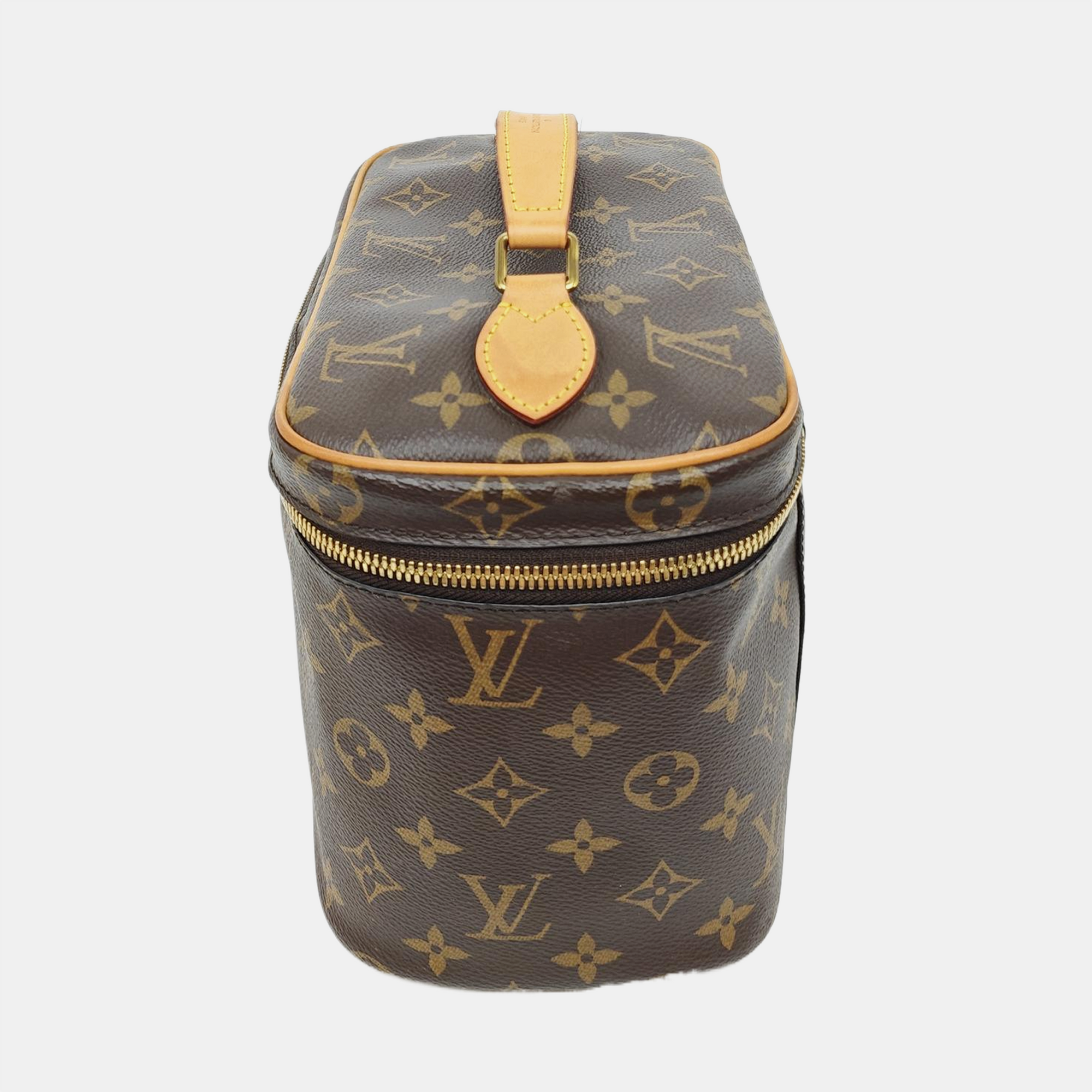 NICE Monogram Coated Canvas Brown