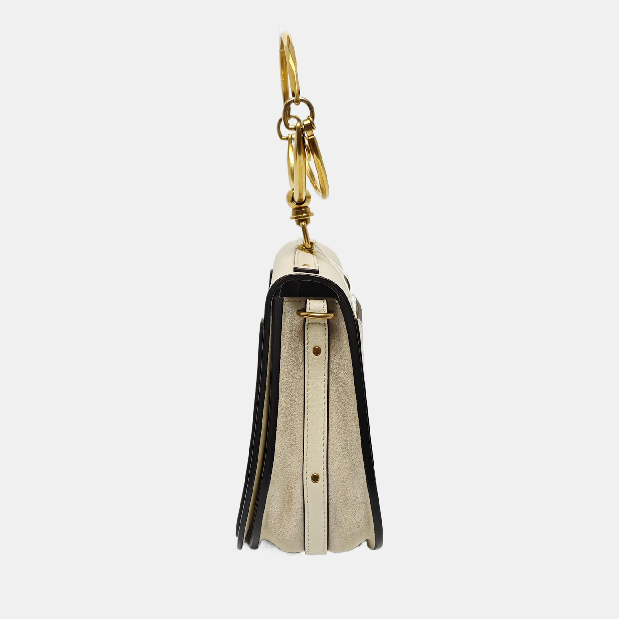 Nile Medium Calfskin White