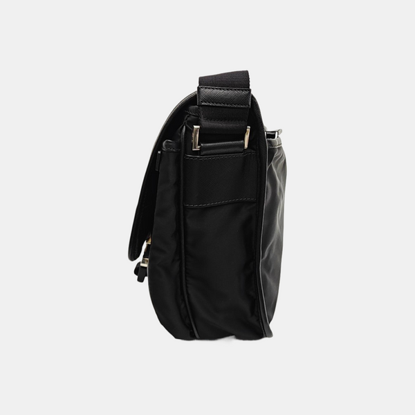 Nylon Shoulder Bag Black