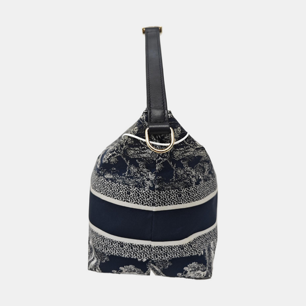 Diortravel Nomad Medium Fabric Blue