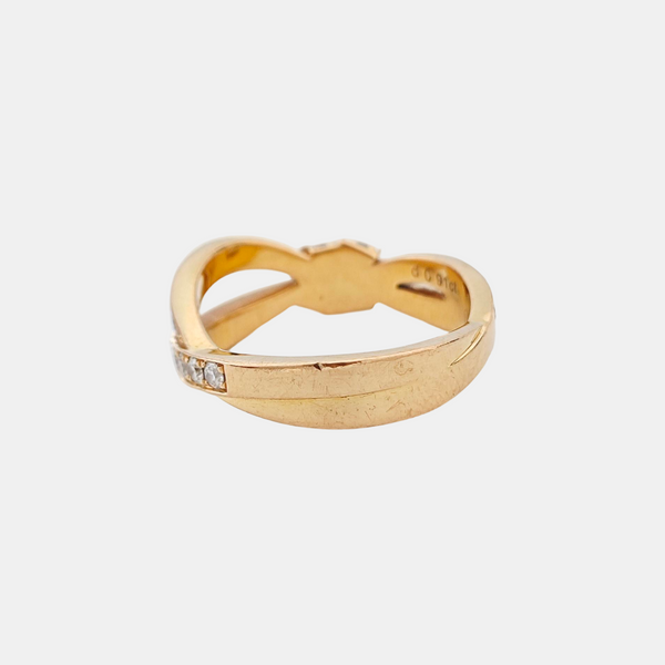 Jeux De Liens 18k Rose Gold Ring EU 52