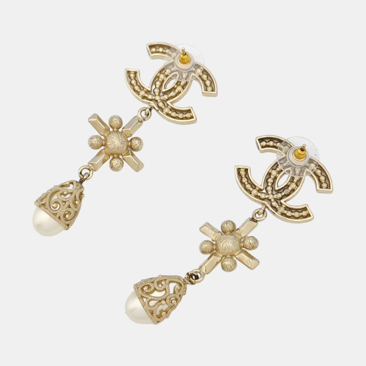 Metal Gold Earrings