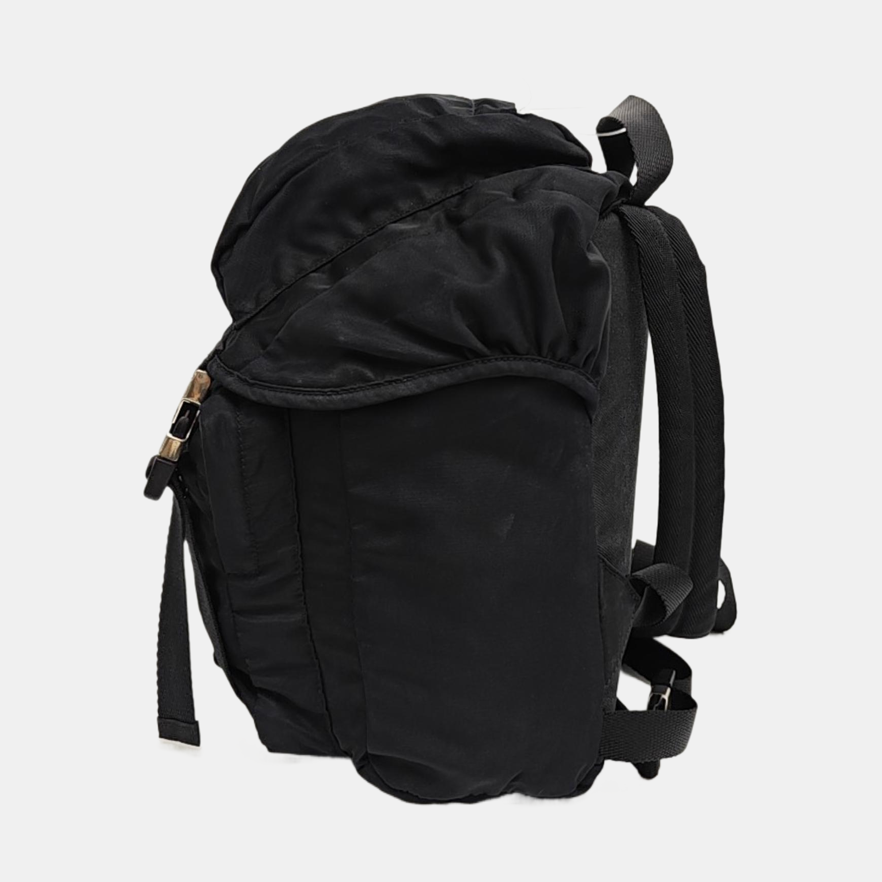 Nylon Backpack Black