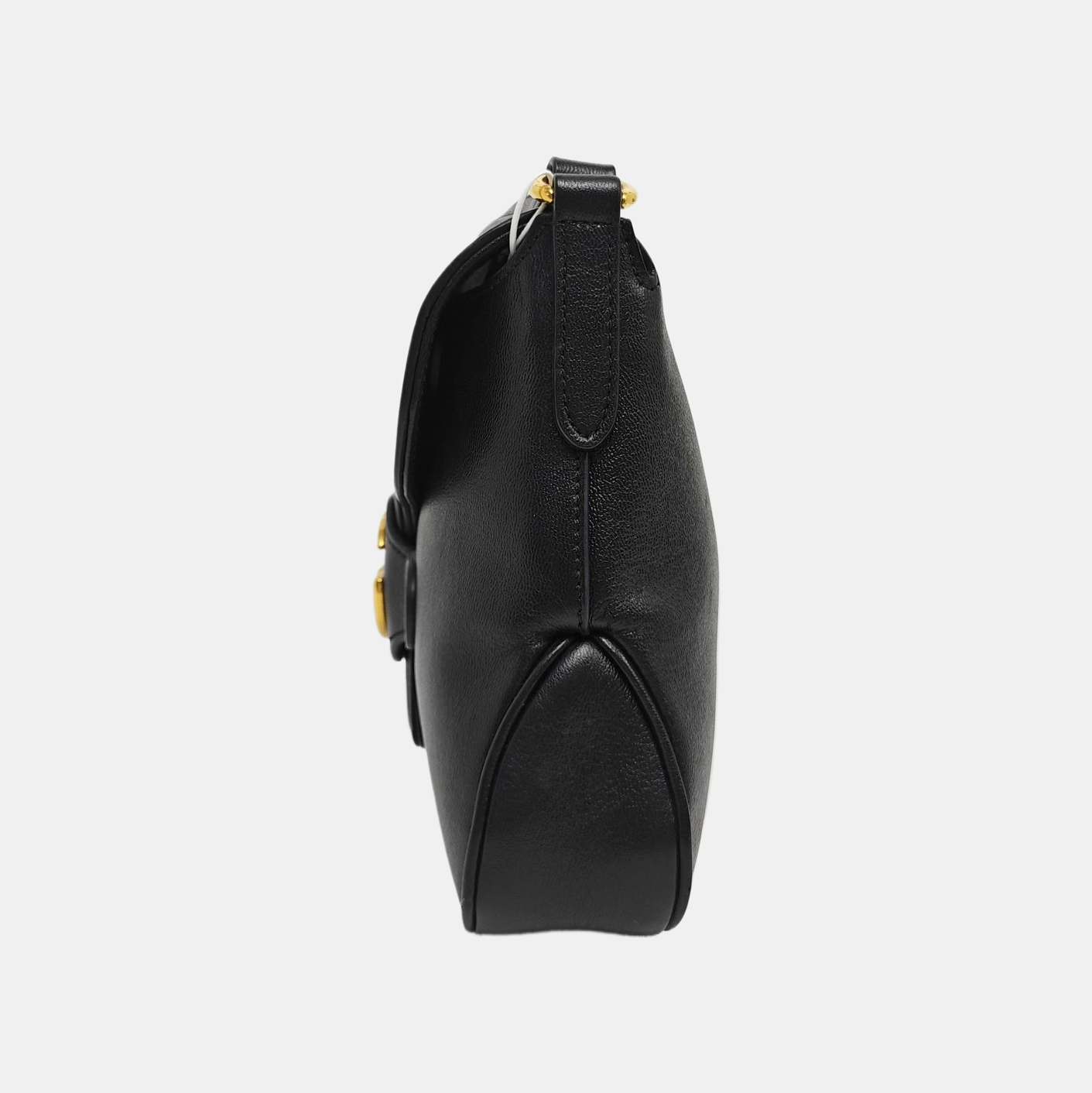 Calfskin Shoulder Bag Small Black