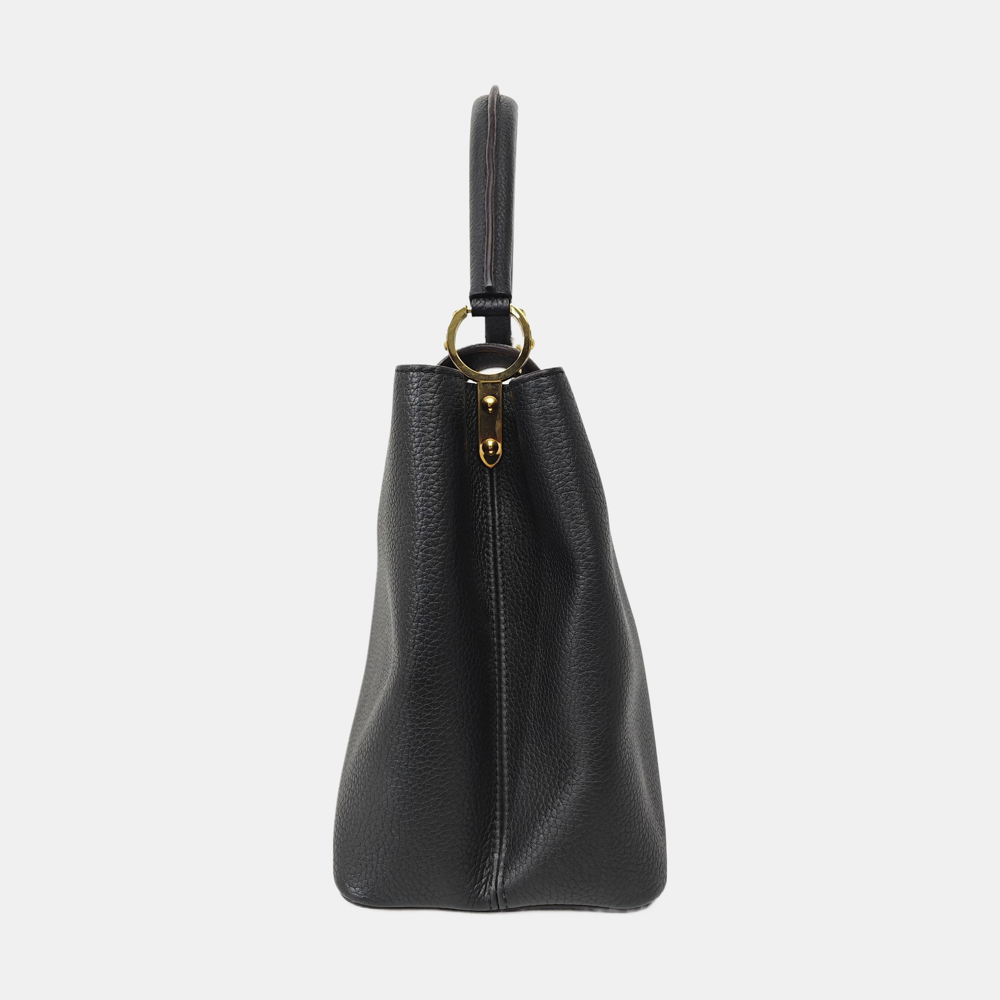 CAPUCINES GM Calfskin Black