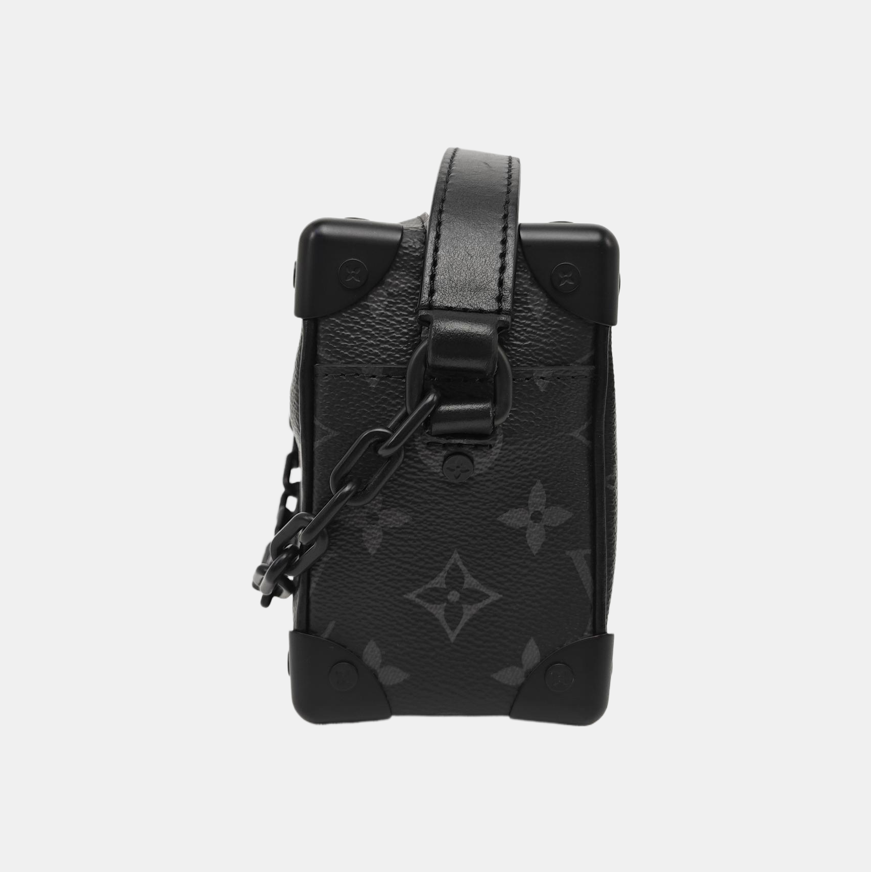 SOFT TRUNK Mini Monogram Coated Canvas Black