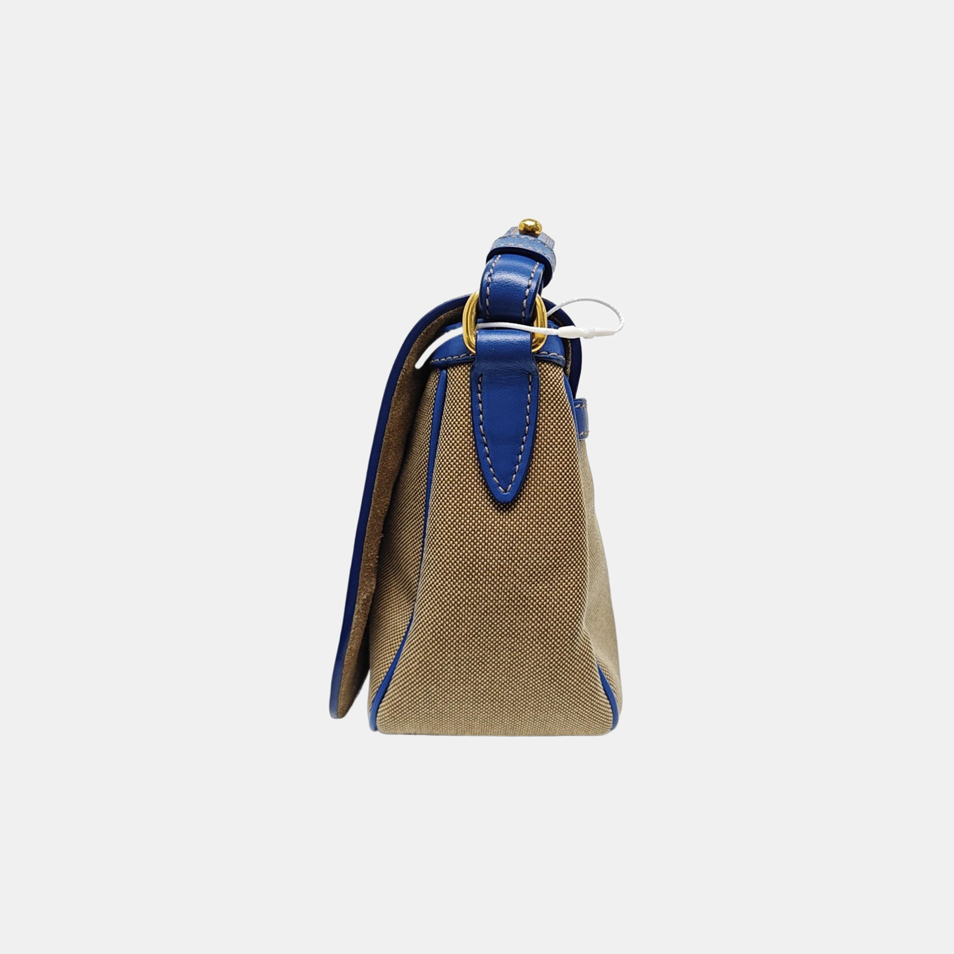 Canvas Shoulder Bag Beige
