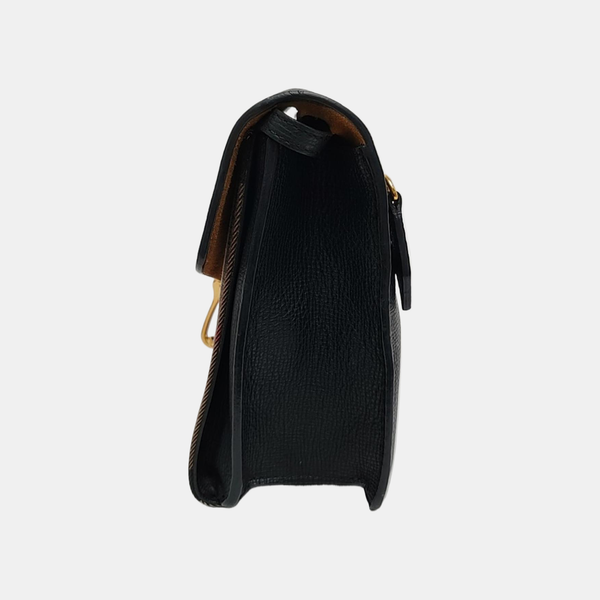 Macken Small Patchwork Black