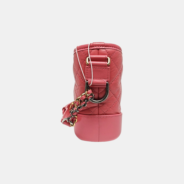 GABRIELLE Small Quilted Calfskin Red