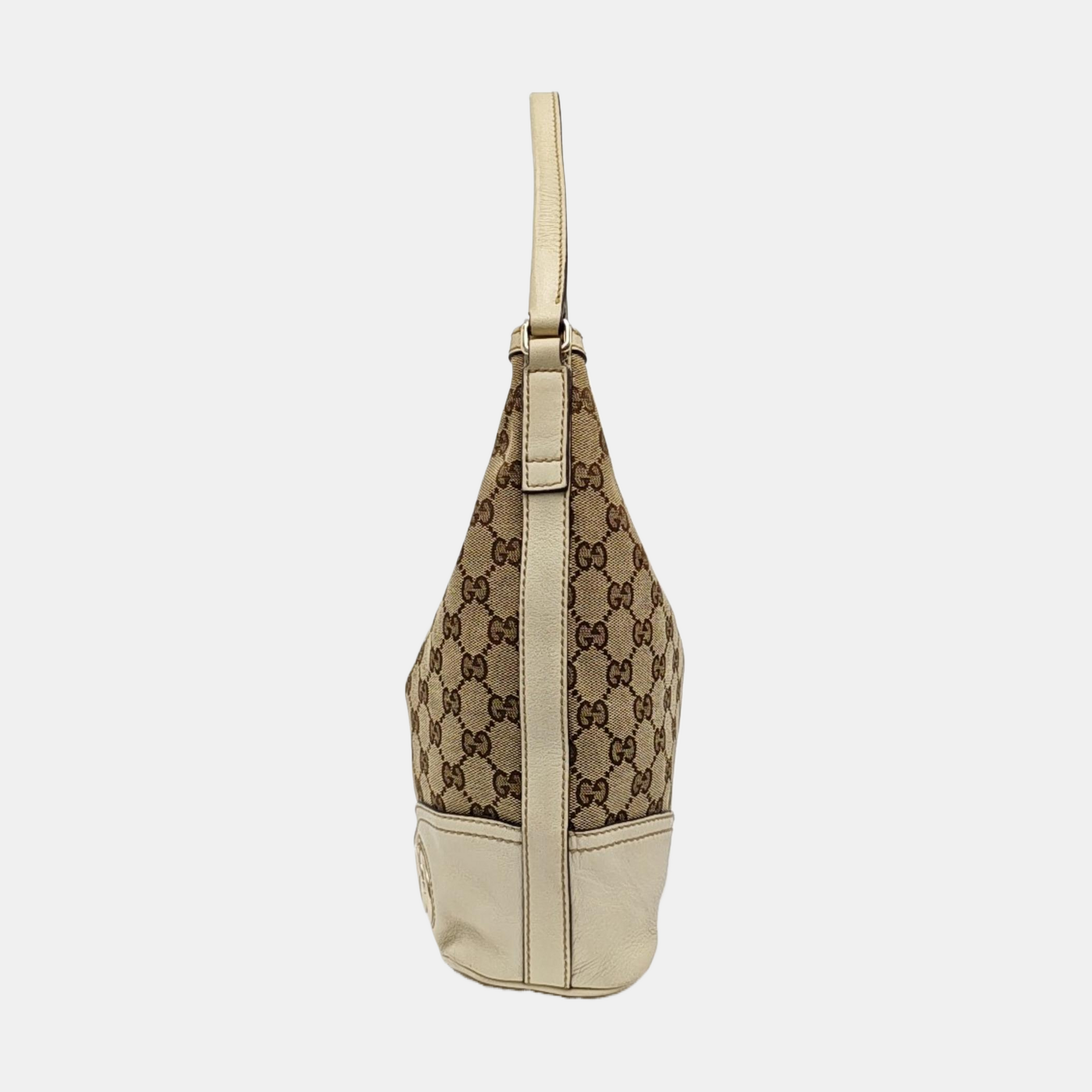 Monogram Canvas Top Handle Bag Brown